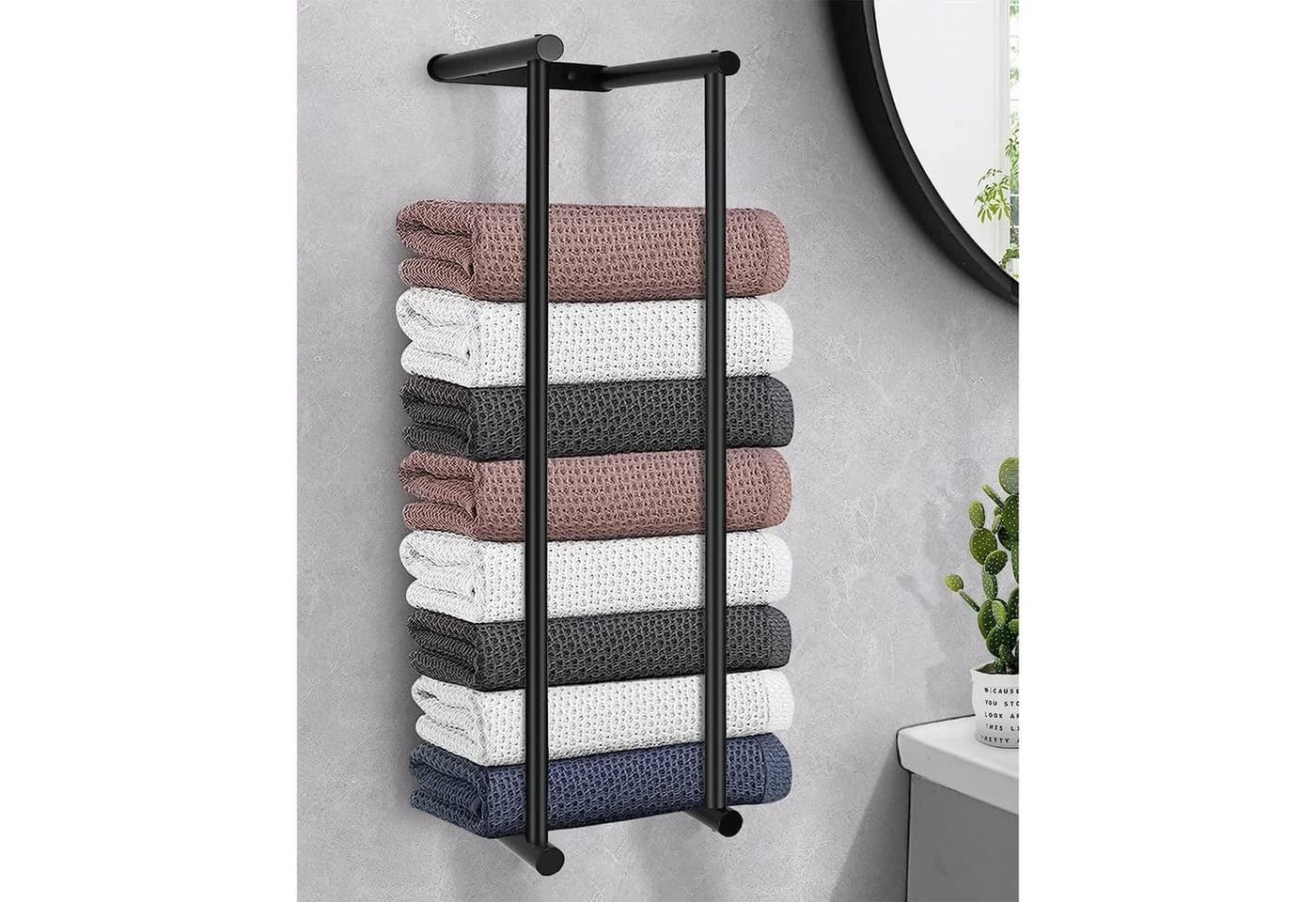 TUWENA Handtuchhalter Wand Edelstahl Hohe Kapazität - Bild 5