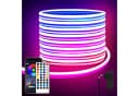 TUWENA LED Stripe 10m Neon mit Fernbedienung, Wasserdichte Flexible RGB Seil Lampe Bild 2