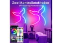 TUWENA LED Stripe 10m Neon mit Fernbedienung, Wasserdichte Flexible RGB Seil Lampe Bild 3