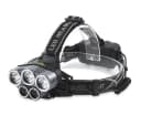 TUWENA LED Stirnlampe 5 LED 6 Modi Kopflampe Schwarz Wiederaufladbar Bild 2