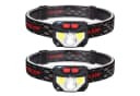 TUWENA LED Stirnlampe IPX4 Wasserdicht Kopflampe Superhell Einstellbare USB Wiederaufladbare Bild 2