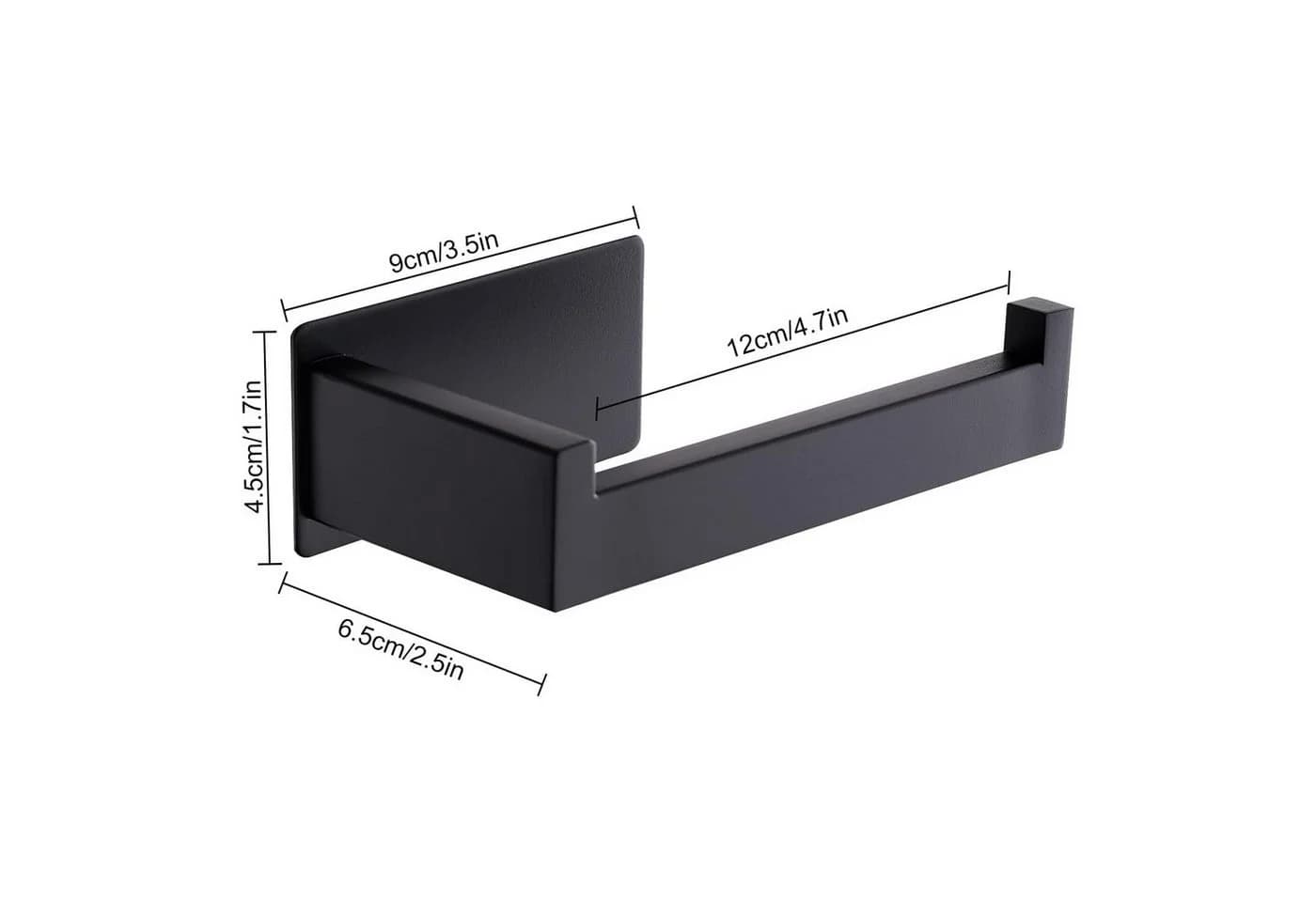 TUWENA Toilettenpapierhalter Selbstklebend Edelstahl - Bild 3
