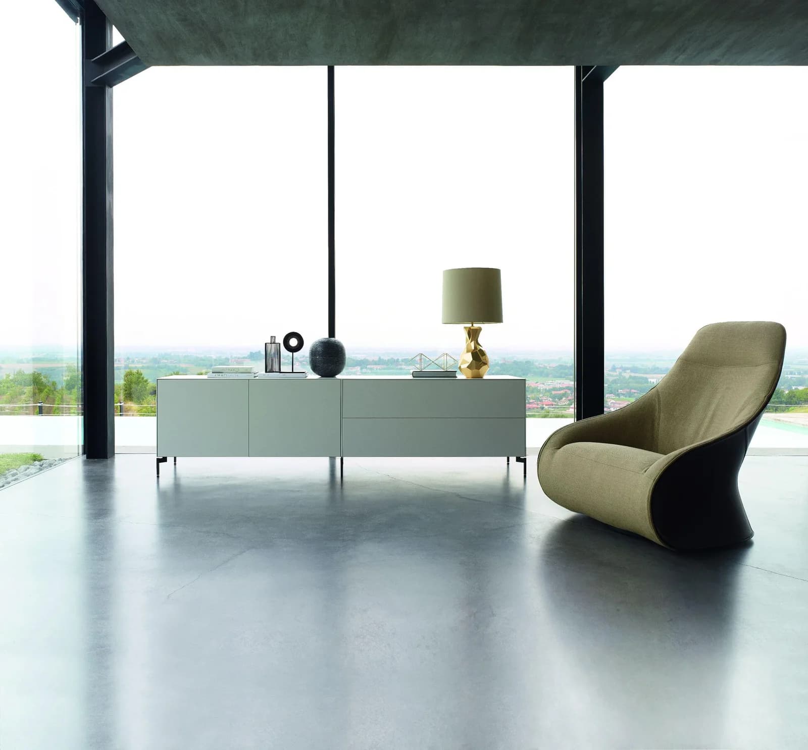 P.I.U.R.E. Sideboard PUR BOX Weiß Mattlack Modern