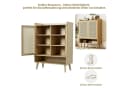 Tongtong Schuhschrank Beige mit 2 Türen und 5 Böden Bild 1