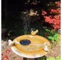 XDeer Solarbrunnen Garten Wasserpumpe Schwarz Bild 1