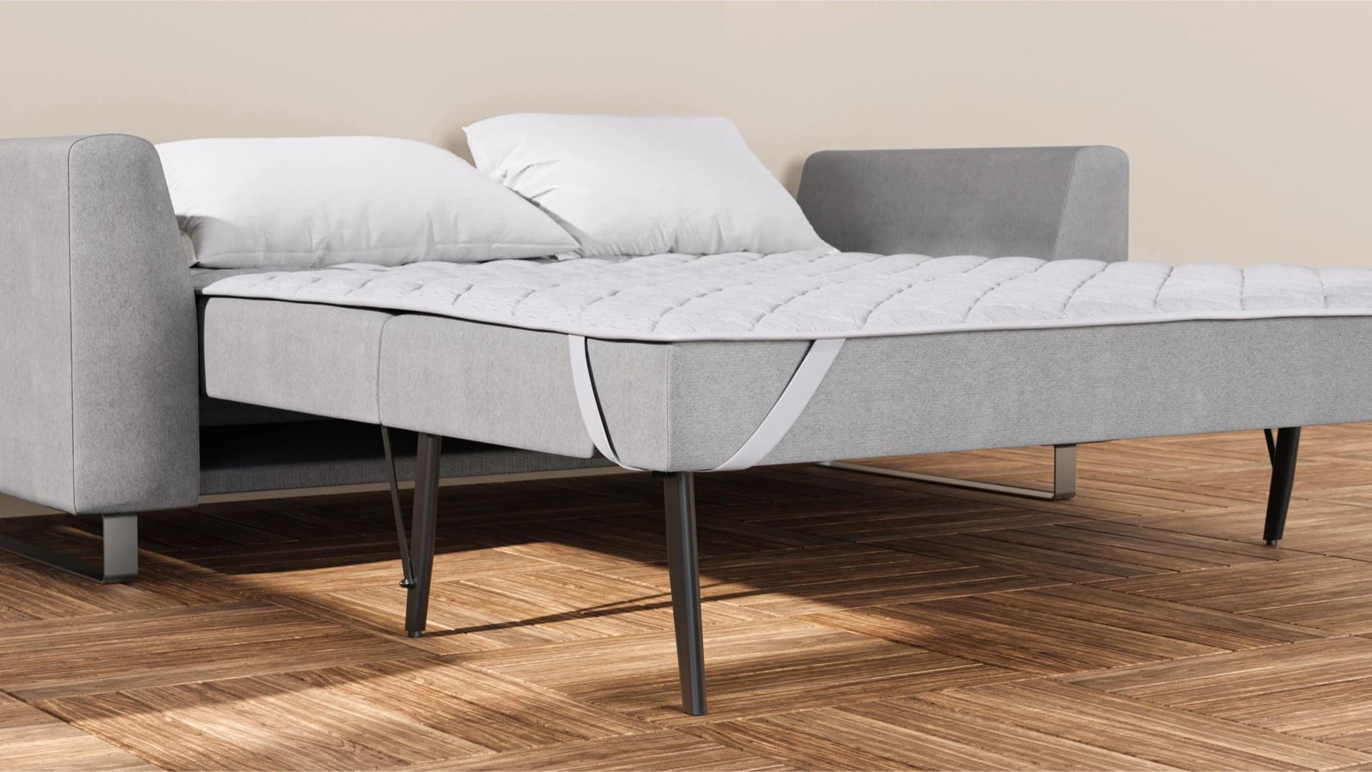 BRUNO Topper BASIC 140x200cm Weiß samtweicher Bezug