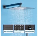 XERSEK Duschsystem Schwarz Edelstahl LCD Display Regendusche Set Bild 5