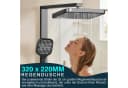 XERSEK 5in1 Duschsystem LED-Display 33x22 cm Drehbarer Duschkopf Bild 4