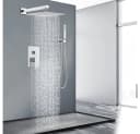 XERSEK Duschsystem Unterputz 30x30 cm Regendusche Edelstahl Messing Bild 2