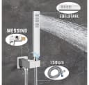 XERSEK Duschsystem Unterputz 30x30 cm Regendusche Edelstahl Messing Bild 5