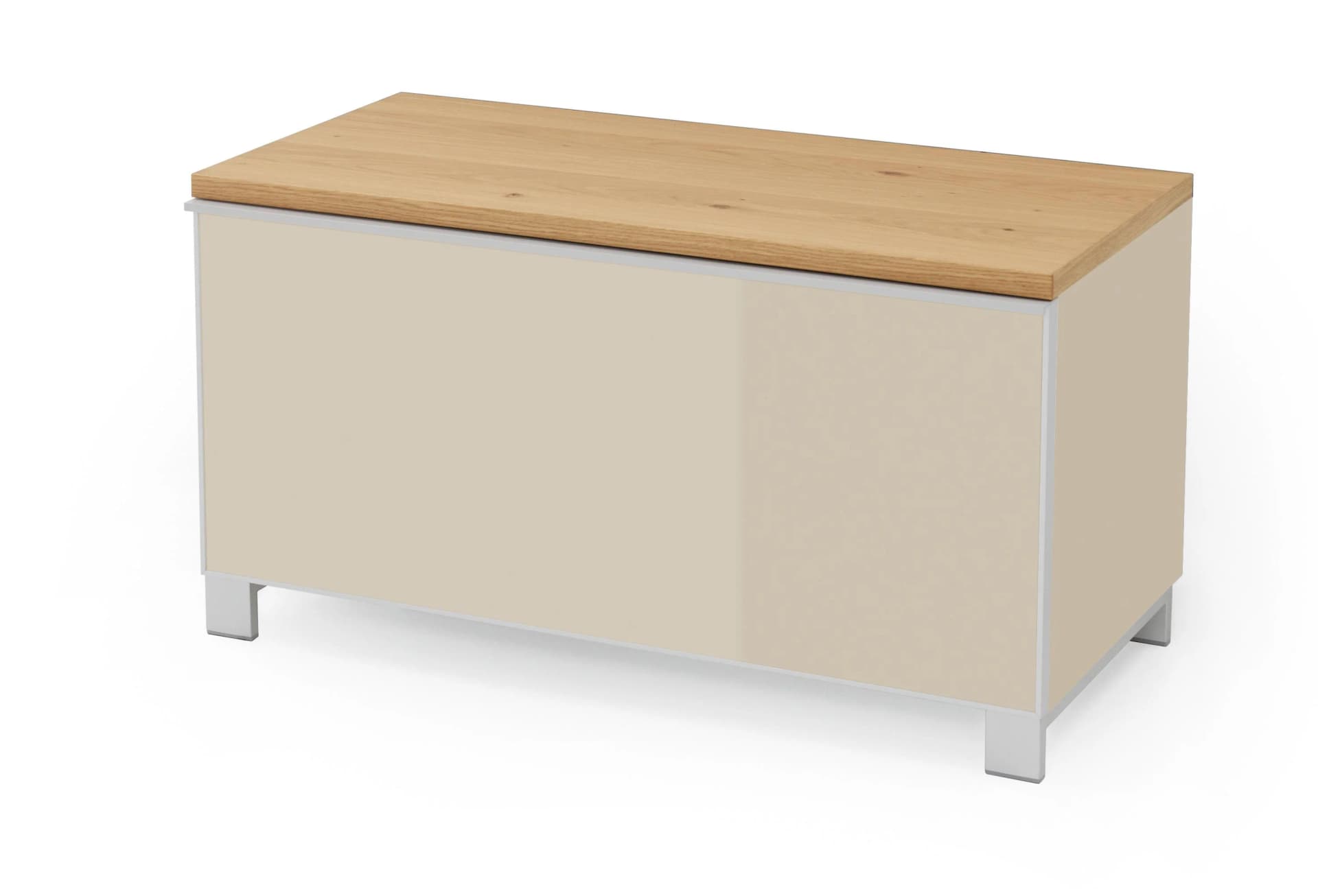Garderobenbank Rolf Weber VERSMOLD Glas Sahara Balkeneiche