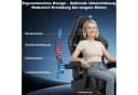 HOMALL Gaming-Stuhl mit Massagefunktion und Fußstütze Schwarz Bild 4