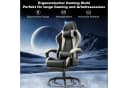 HOMALL Gaming-Stuhl mit Massagefunktion Weiß Ergonomisch Bild 1