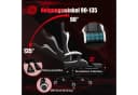 HOMALL Gaming-Stuhl mit Massagefunktion Weiß Ergonomisch Bild 3