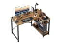 HOMALL Computertisch Eckschreibtisch Reversibel L-förmig mit Regal Bild 2