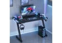Furnicopia Gamingtisch mit RGB-Beleuchtung und Stahlgestell Bild 1