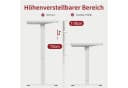HOMALL Elektrischer Höhenverstellbarer Schreibtisch Glas mit USB Bild 5