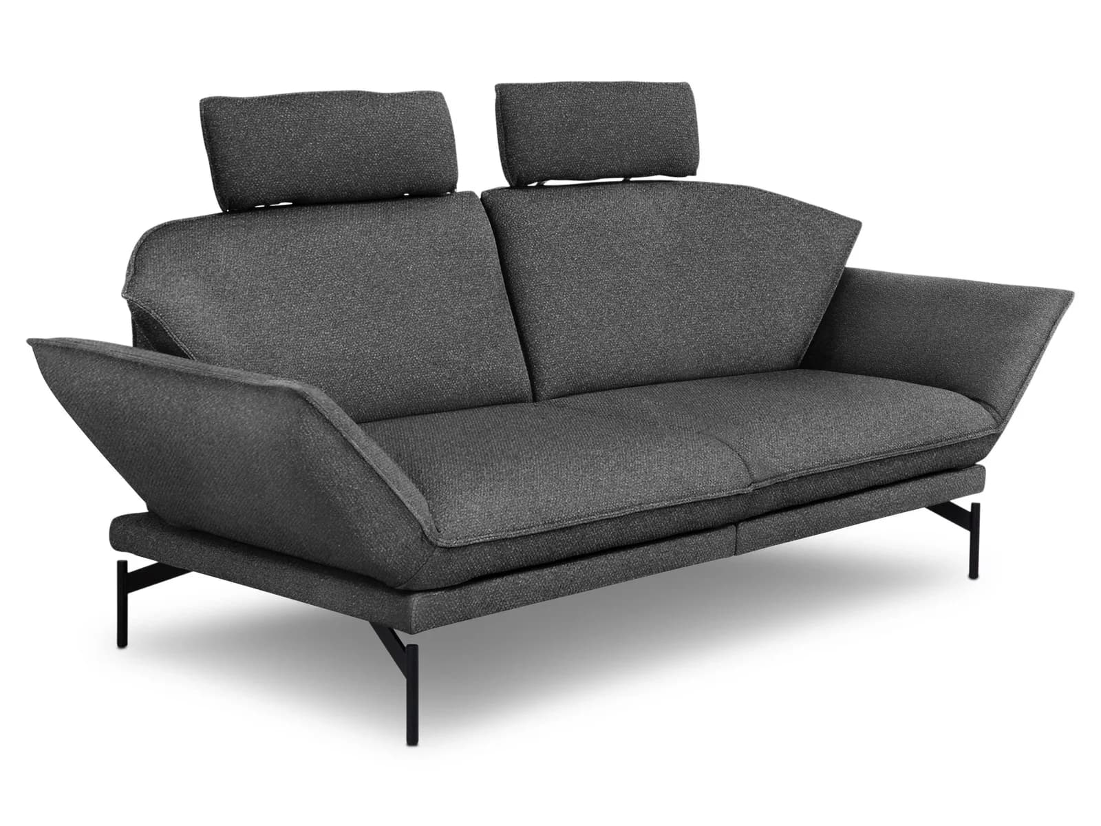 himolla Sofa 2,5 Sitzer 1478 Grau Stoff
