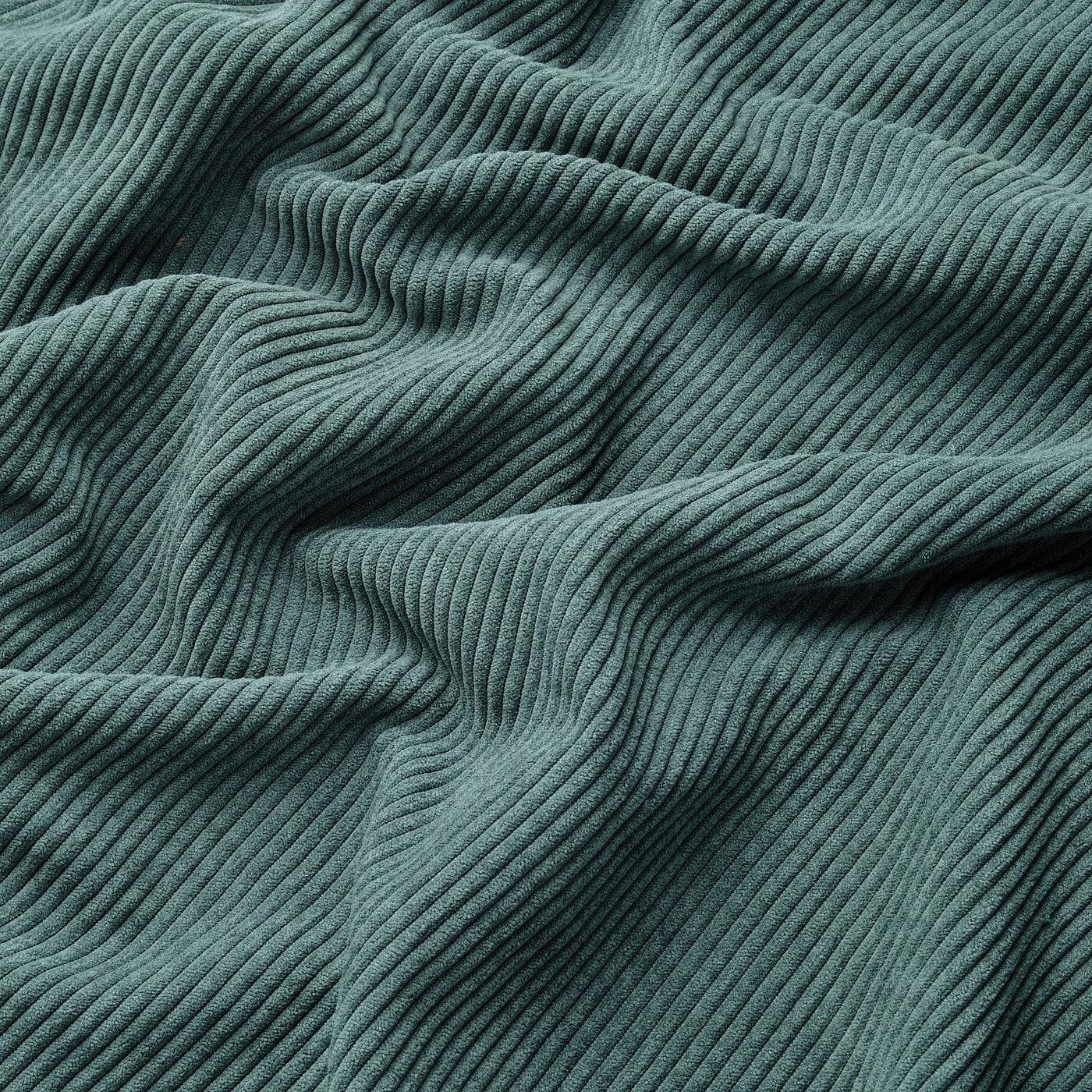 IKEA PÄRUP Bezug 3er-Sofa Grau/Türkis Cord