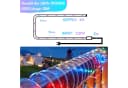 Clanmacy LED-Lichterschlauch 10m Bunt mit Timer & Fernbedienung Bild 1