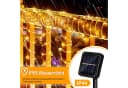 Clanmacy LED Solar Lichterkette 10m Warmweiß Wasserdicht Bild 4