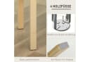 MC Star Hocker 4er Set Stapelhocker Esszimmerhocker Cremeweiß Bild 1
