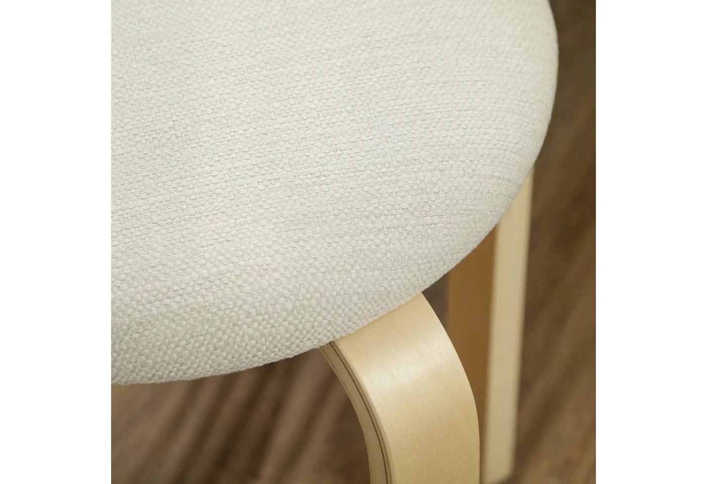 MC Star Hocker 4er Set Stapelhocker Esszimmerhocker Cremeweiß - Bild 5
