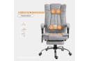 MC Star Massagesessel mit Heizfunktion und Liegefunktion Grau Bild 1