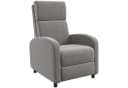 MC Star TV-Sessel mit Liegefunktion grau Leinenoptik Bild 2