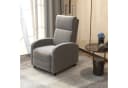 MC Star TV-Sessel mit Liegefunktion grau Leinenoptik Bild 3