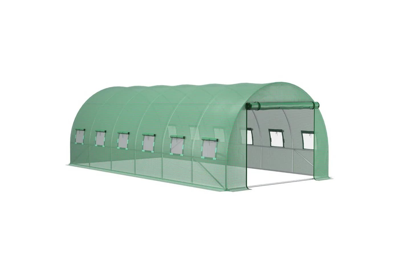 MC Star Foliengewächshaus 6x3x2m PE-Folie UV-Schutz - Bild 2