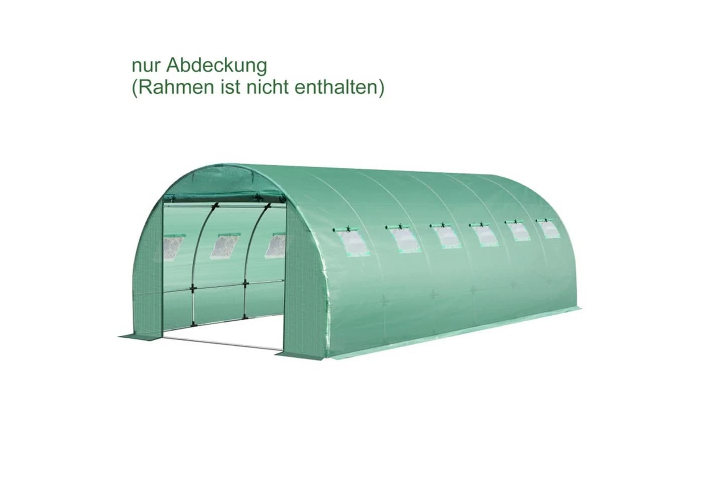 MC Star Foliengewächshaus 6x3x2m PE-Folie UV-Schutz - Bild 4