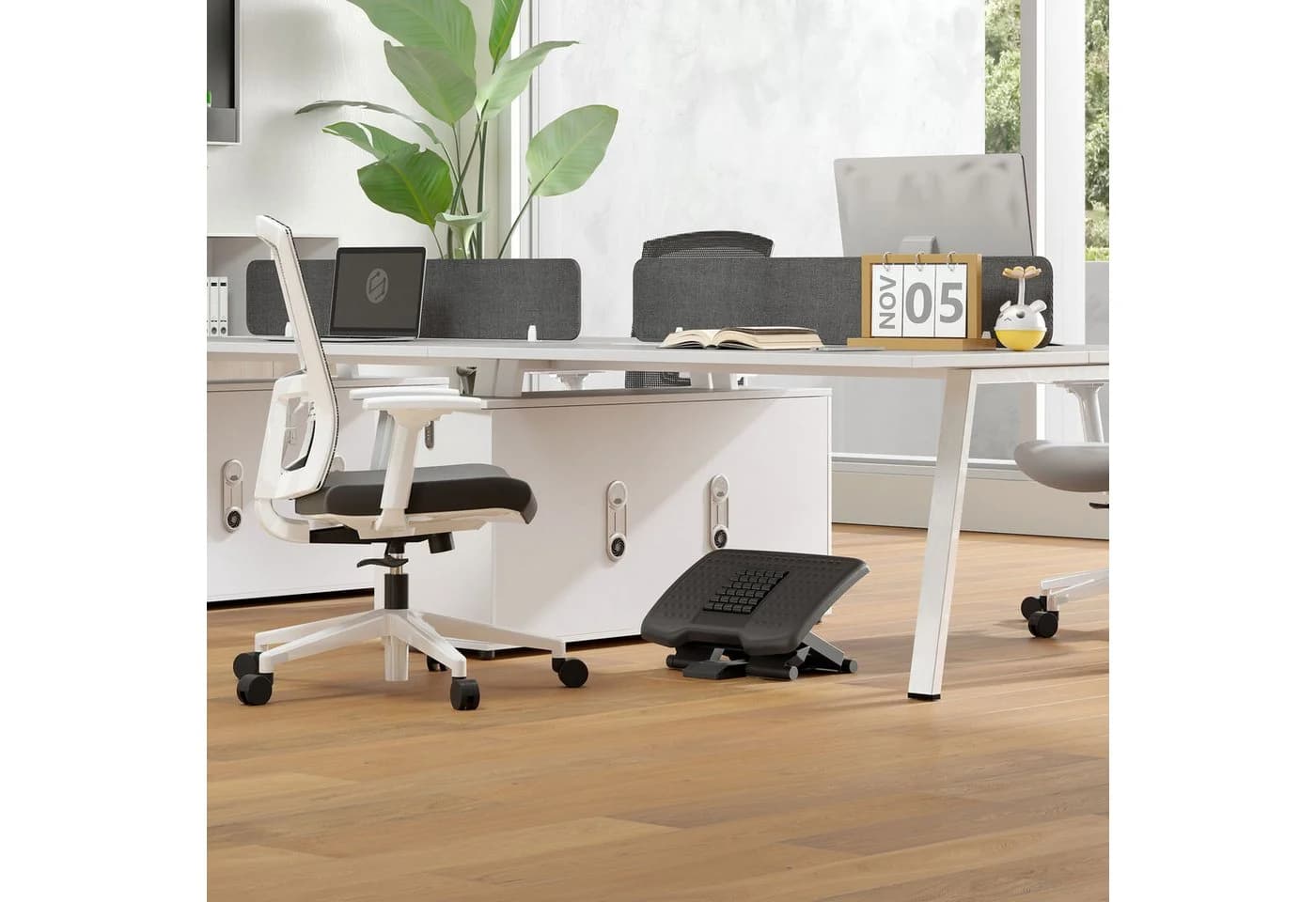 MC Star Fußstütze Höhenverstellbar Schwarz Ergonomisch - Bild 5