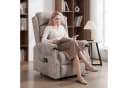 BAYMATE Massagesessel mit Liegefunktion und Massage Braun Bild 4
