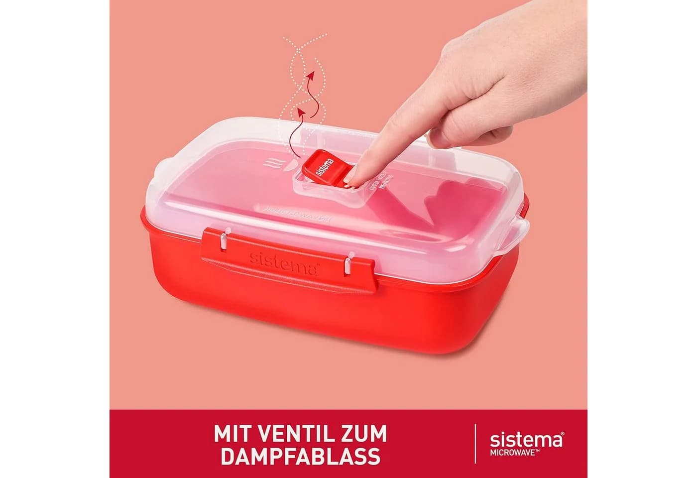 Sistema Microwave-Heat & Eat Frischhaltedosen Set 4 Stück - Bild 5
