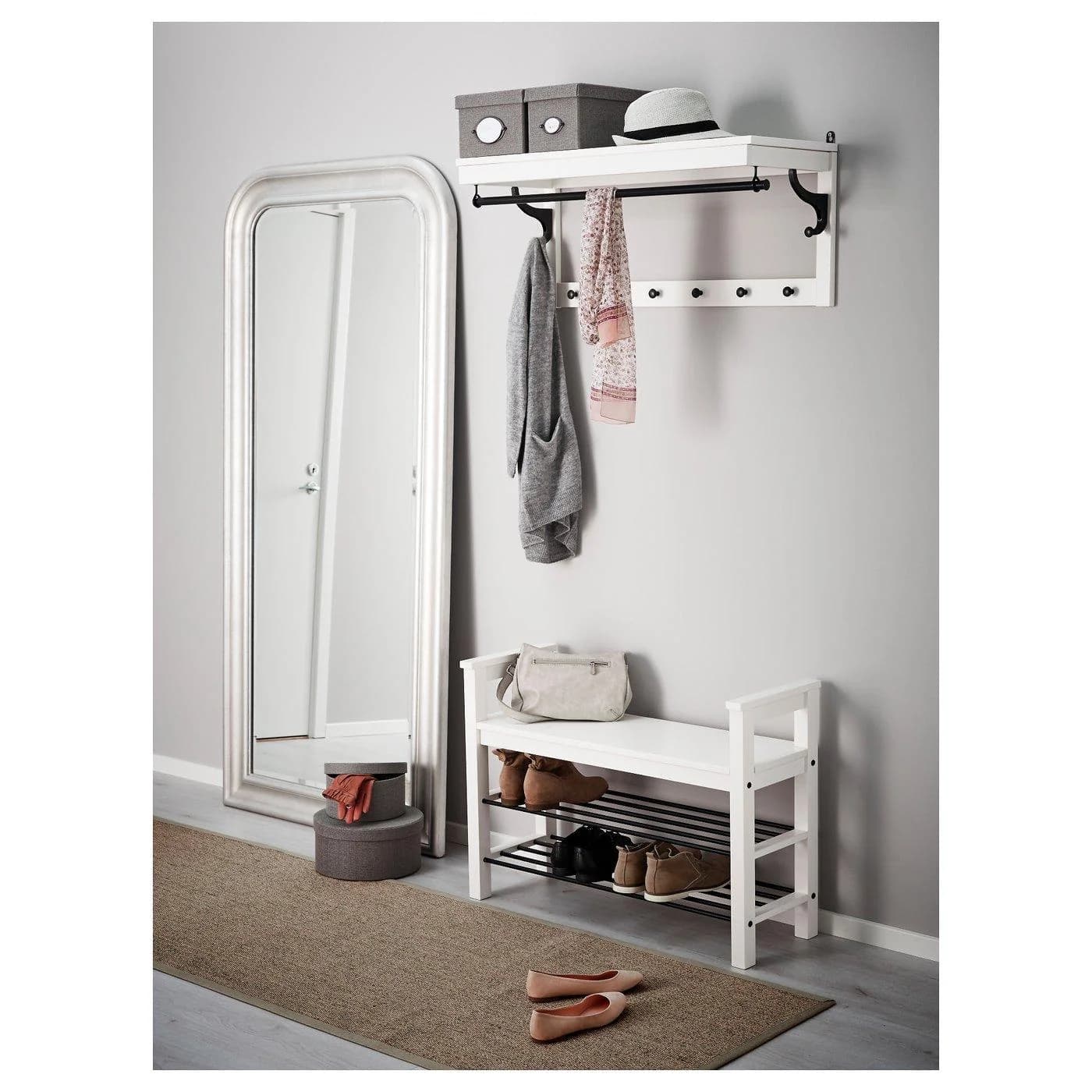 IKEA HEMNES Hutablage Weiß