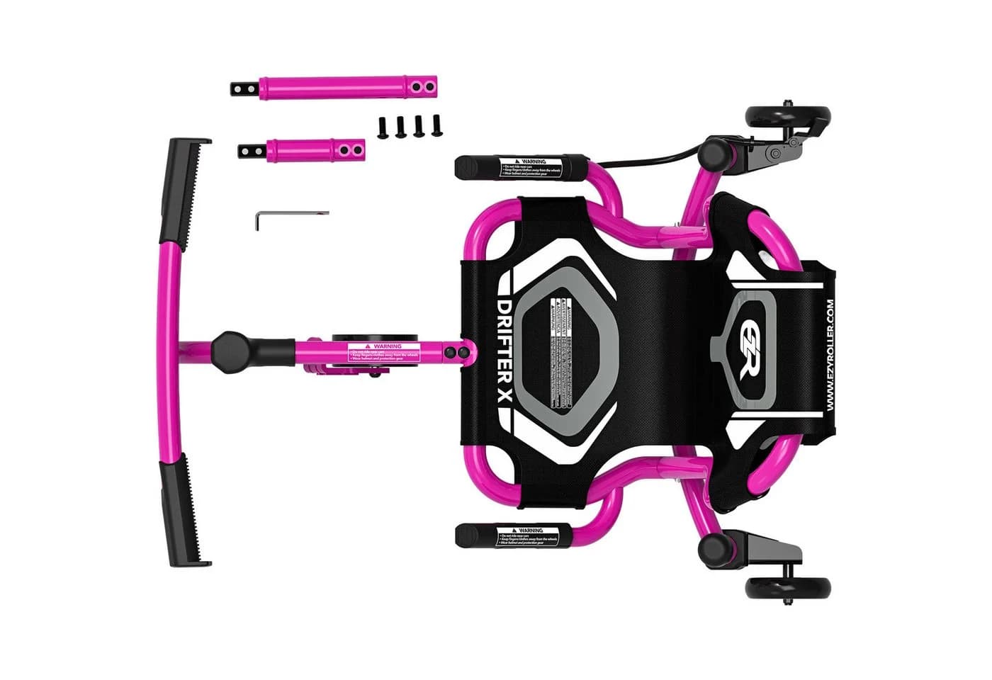 EzyRoller Drifter X Kinderfahrzeug Dreiradscooter pink - Bild 4