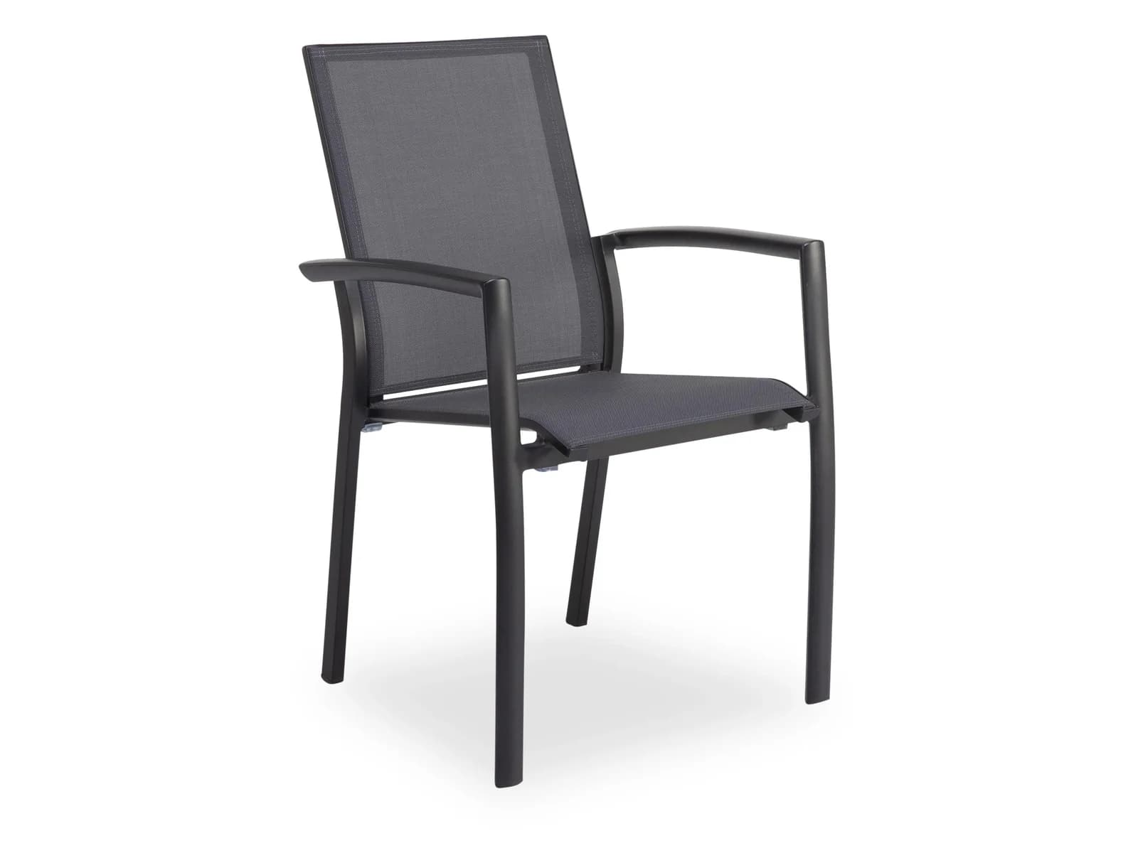 Gartenstuhl SAVONA Aluminium Grau Modern