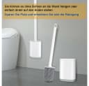 TUWENA Toilettenbürste Silikon mit Halter Bild 3