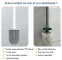 TUWENA Toilettenbürste Silikon mit Halter Bild 5