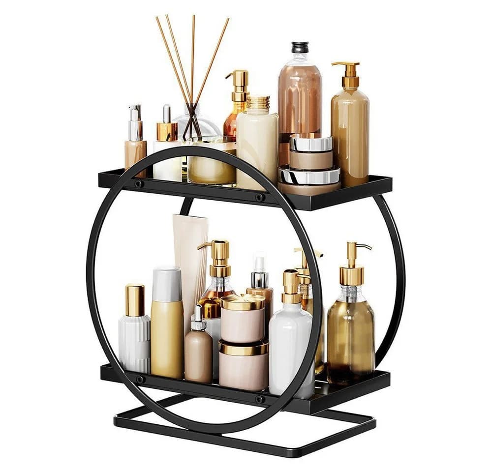 TUWENA Make-Up Organizer 2-stöckig Kosmetik-Aufbewahrungskorb - Bild 2