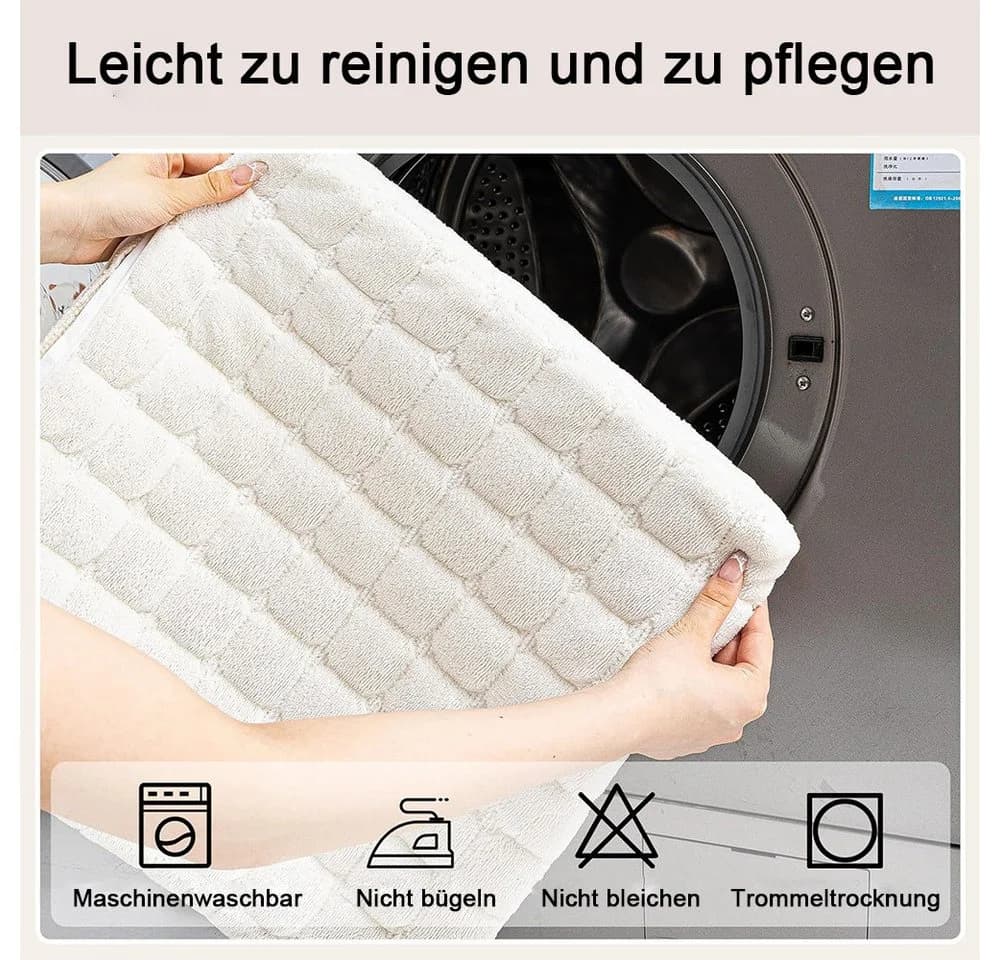 TUWENA Plüsch Sofabezug Waschbar Rutschfest - Bild 5