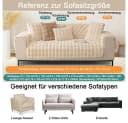TUWENA Sofabezug Weicher Plüsch Bezug Rutschfest Bild 4