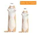 TUWENA Kuscheltier Lange Katze Kissen Plüsch Bild 4