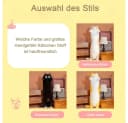 TUWENA Kuscheltier Lange Katze Kissen Plüsch Bild 5