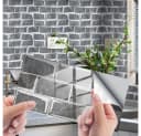 TUWENA Fliesenaufkleber Mosaik 32 St. Transparent Selbstklebend Bild 2