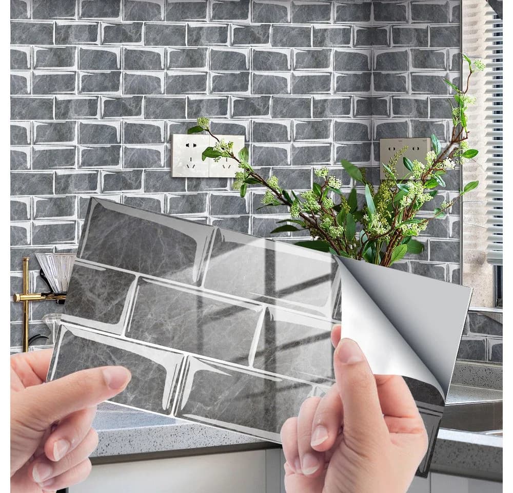 TUWENA Fliesenaufkleber Mosaik 32 St. Transparent Selbstklebend - Bild 2