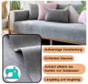 TUWENA Sofabezug Grau Universal für 1-4 Sitzer Bild 4