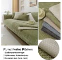 TUWENA Sofabezug Grün Universal für 1-4 Sitze L-förmig Bild 3
