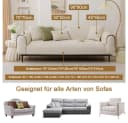 TUWENA Universal Sofabezug Chenille Grün Blau Beige Bild 4